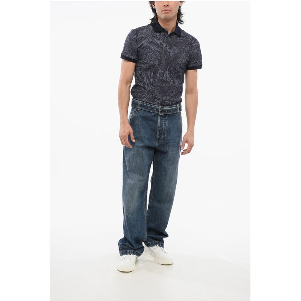 Mid Washed Denims with Belt 26cm