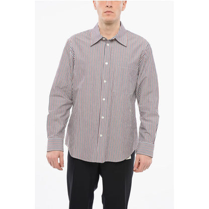 Awning Striped Cotton Shirt with Breast-pocket