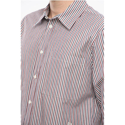 Awning Striped Cotton Shirt with Breast-pocket
