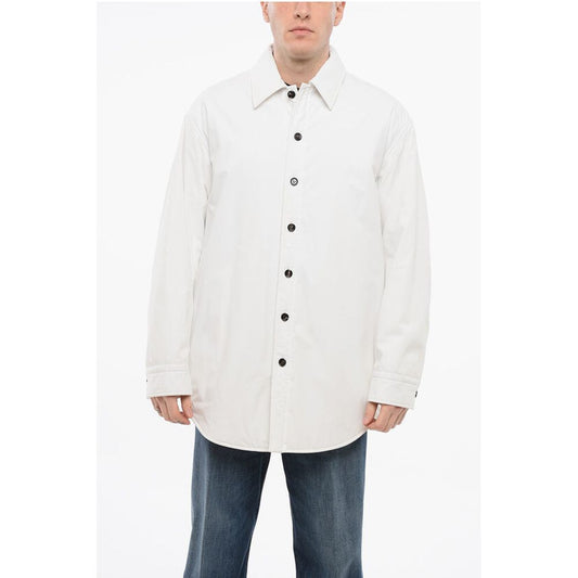 Cotton Quilted Overshirt with Flush Pockets