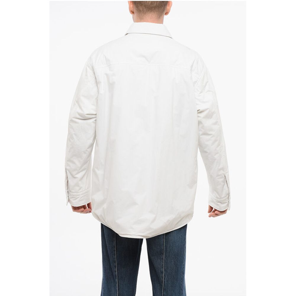 Cotton Quilted Overshirt with Flush Pockets