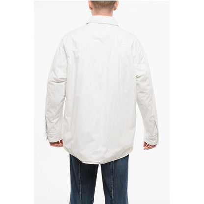 Cotton Quilted Overshirt with Flush Pockets