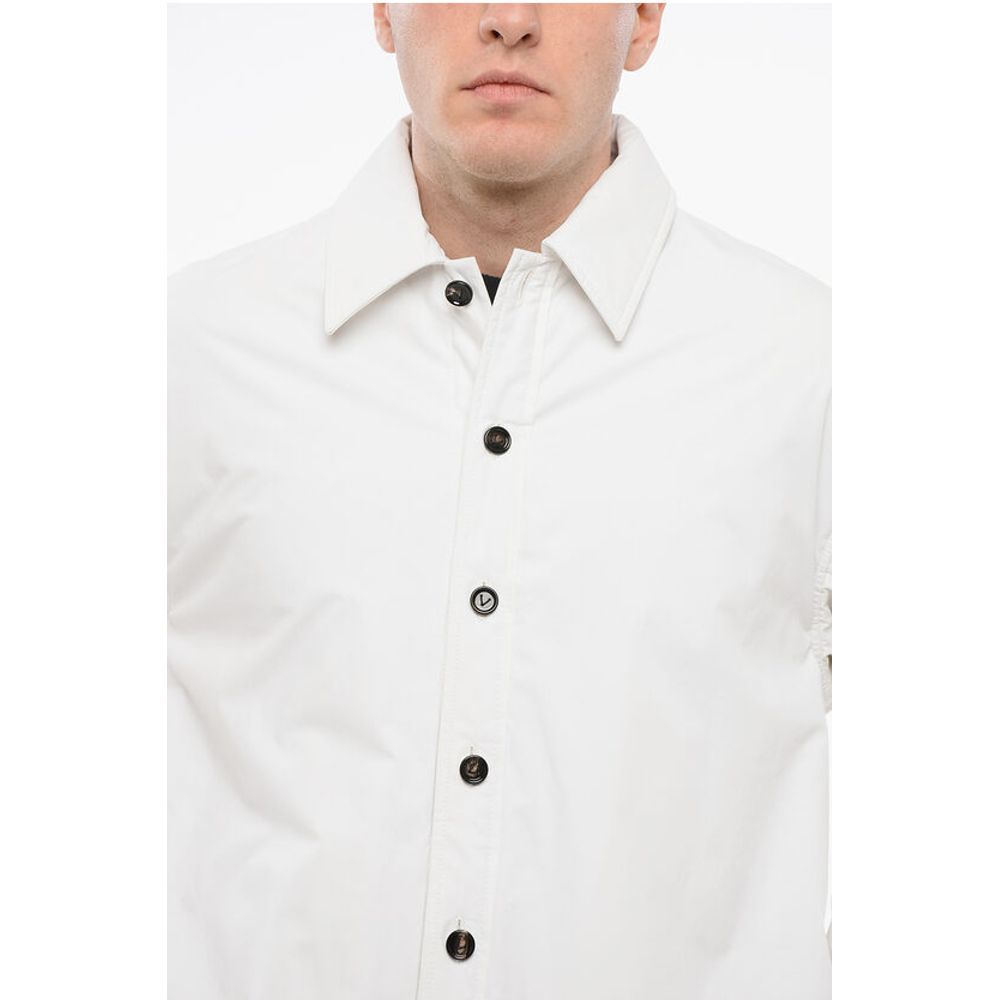 Cotton Quilted Overshirt with Flush Pockets