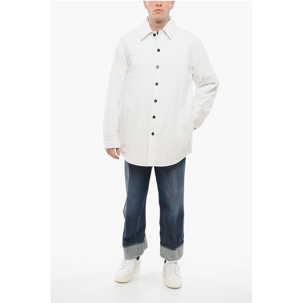 Cotton Quilted Overshirt with Flush Pockets