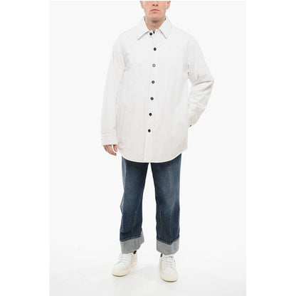Cotton Quilted Overshirt with Flush Pockets