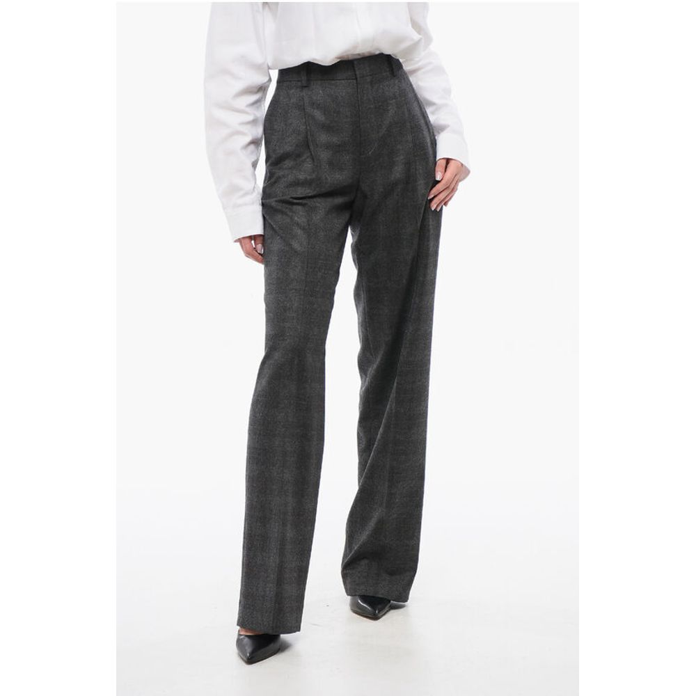 Pleated Wide-leg Pants