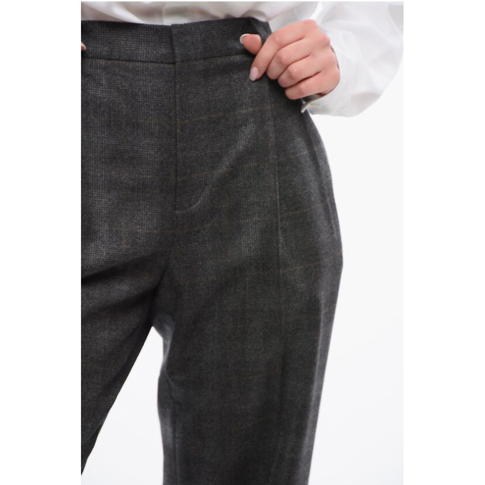 Pleated Wide-leg Pants