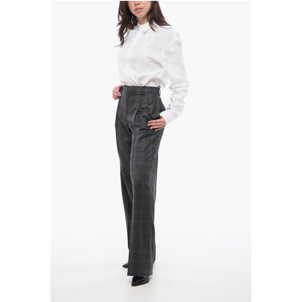 Pleated Wide-leg Pants