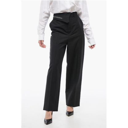 Cropped Carrot Fit Pants
