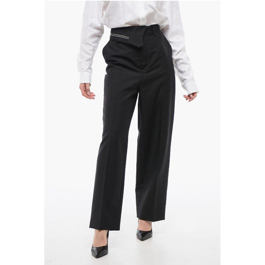 Cropped Carrot Fit Pants