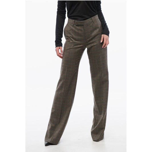 Wool Houndstooth Pants