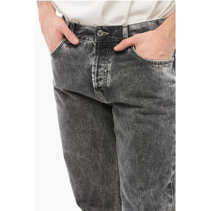 Acid Wash Effect Straight Cut Jeans 20,5cm