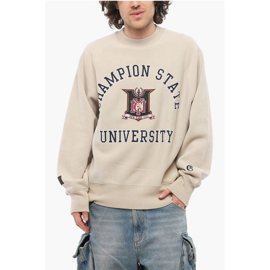 Fleeced-Cotton CHAMPION STATE UNIVERSITY Crew-neck Sweatshir