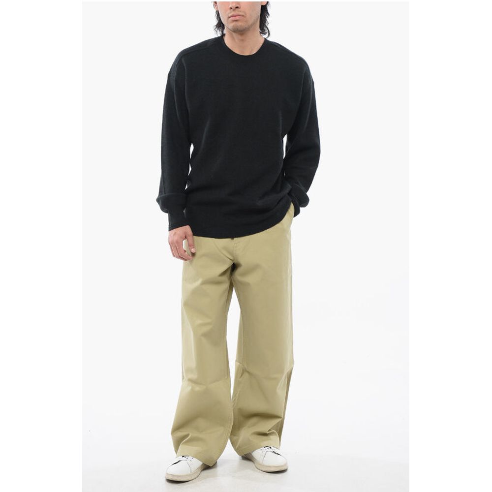 Wool Dropped-shoulder Sweater