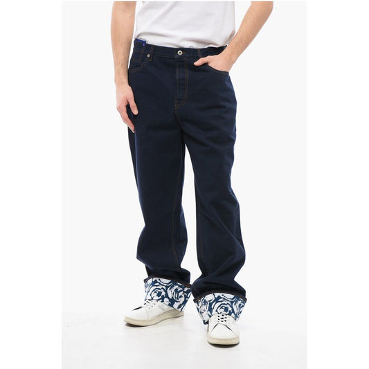 Dark-washed Wide-leg Denims