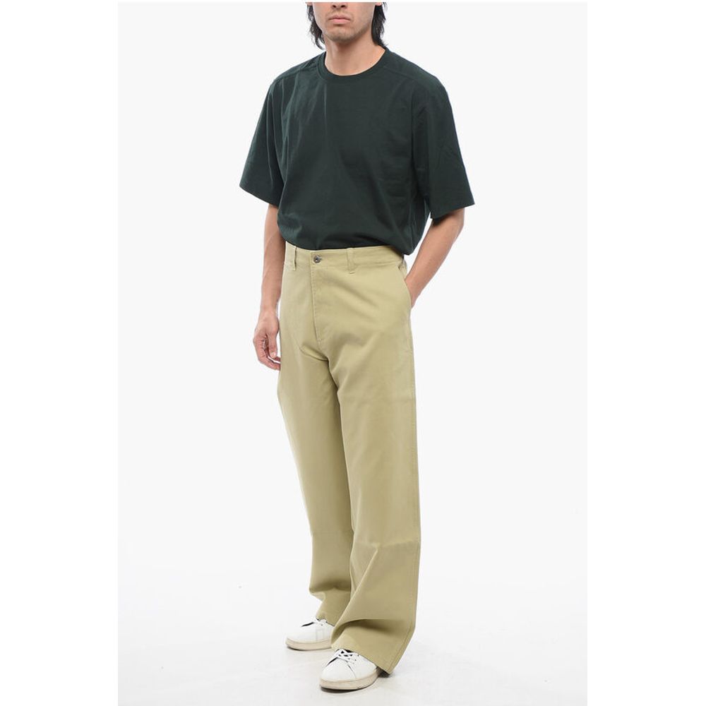 Cotton Wide-leg Pants