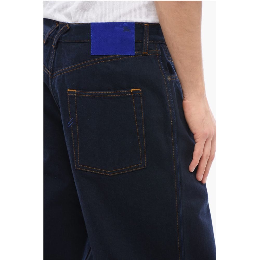 Dark-washed Wide-leg Denims