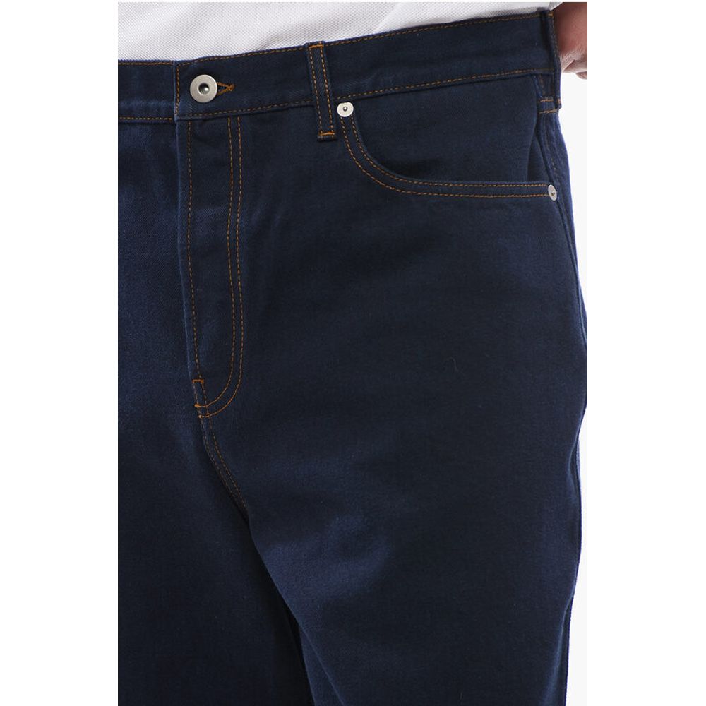 Dark-washed Wide-leg Denims