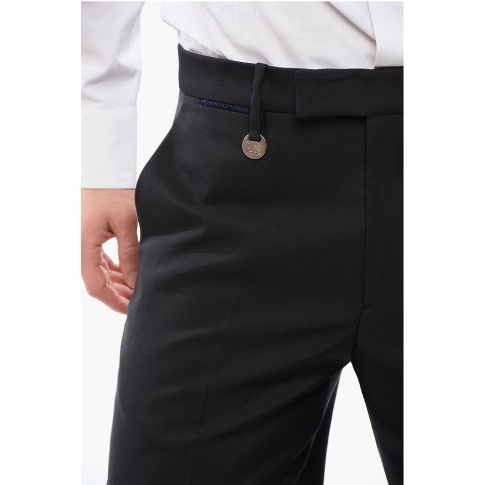 4-Pocketed Silk Blend Pants