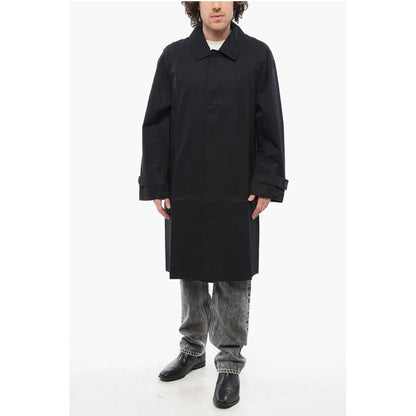 Lightweight Twill Cotton Coat with hidden Closure