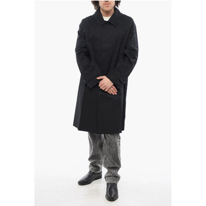 Lightweight Twill Cotton Coat with hidden Closure