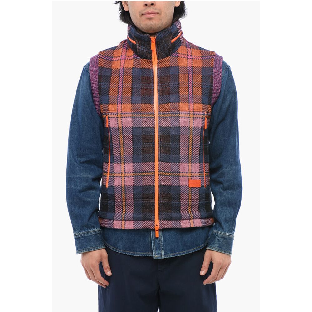 Linen-blended Vest with Removable Hood