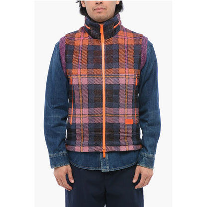 Linen-blended Vest with Removable Hood