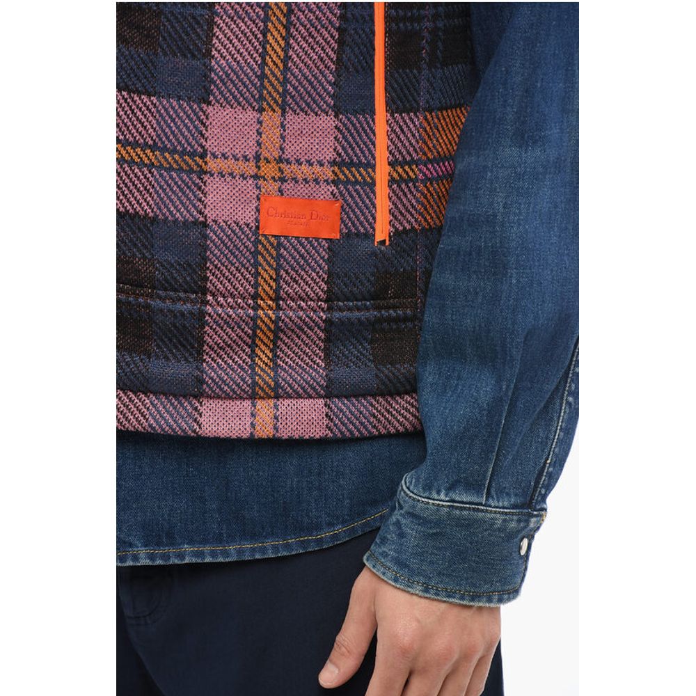 Linen-blended Vest with Removable Hood