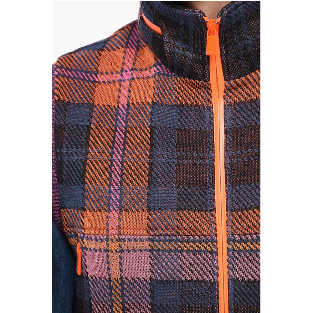 Linen-blended Vest with Removable Hood