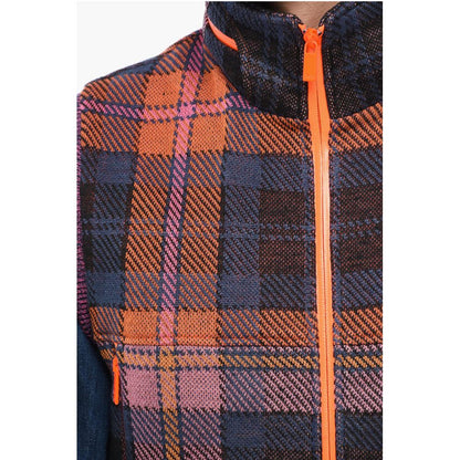 Linen-blended Vest with Removable Hood