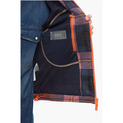 Linen-blended Vest with Removable Hood