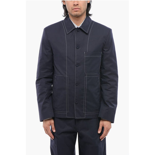 Contrasting Seams WORKWEAR Overshirt
