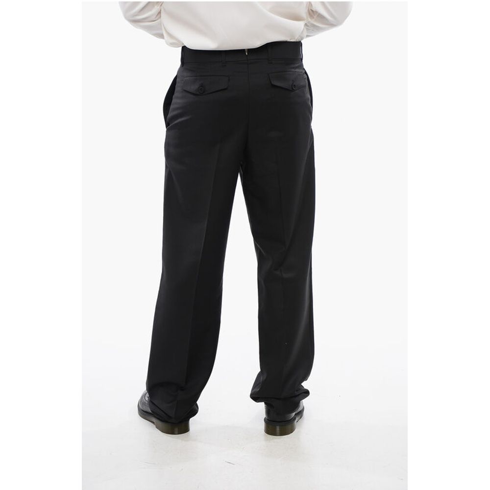 4-Pocketed Mohair Blend Pants