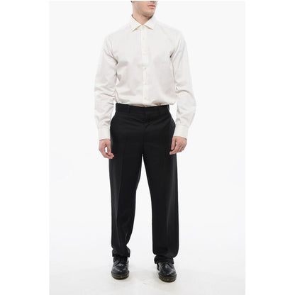 4-Pocketed Mohair Blend Pants
