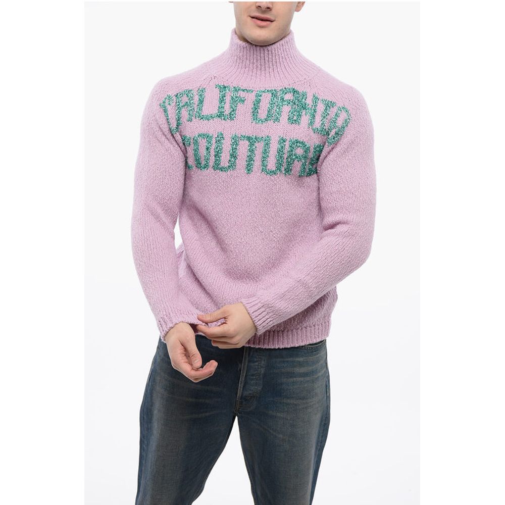 DIOR X ERL Turtleneck Pullover with Lurex Embroidery