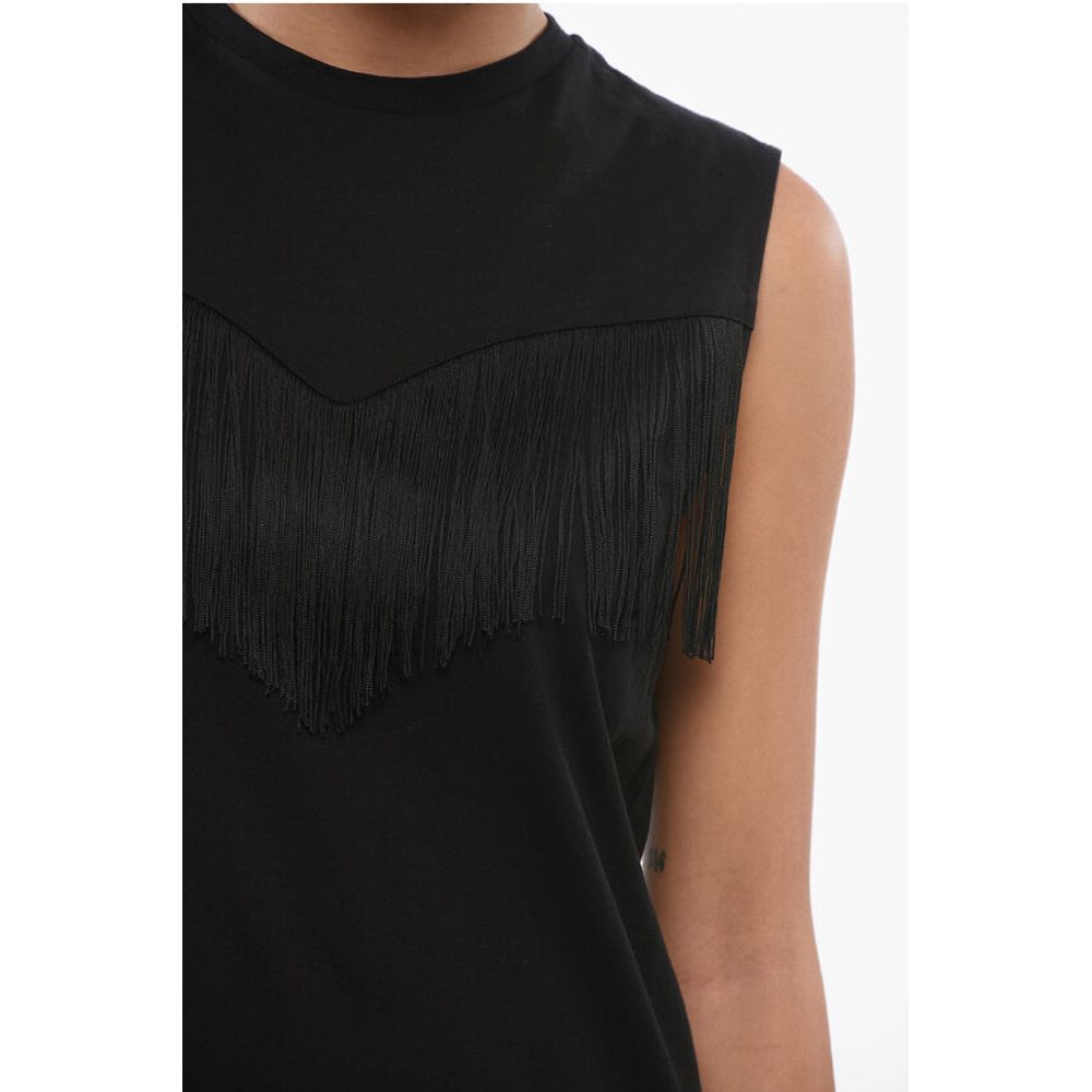 Cotton Top With Fringes