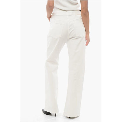 DENIM Light Wash WANDA Flared Jeans with Golden-Effect Butto