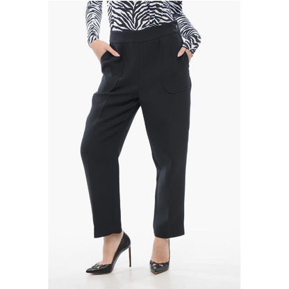 3-Pocketed Cropped Fit Wool Blend Pants
