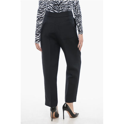 3-Pocketed Cropped Fit Wool Blend Pants