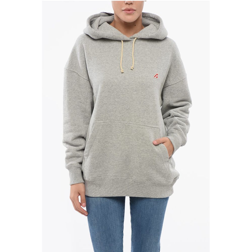 Cotton Hoodie with Patch Pocket