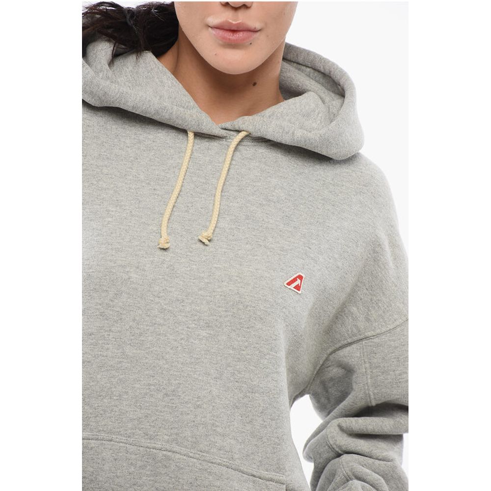 Cotton Hoodie with Patch Pocket