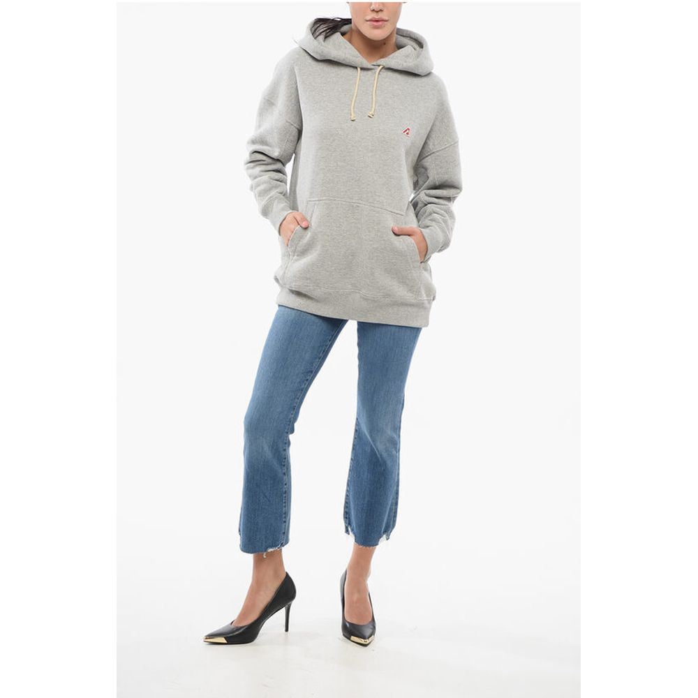 Cotton Hoodie with Patch Pocket