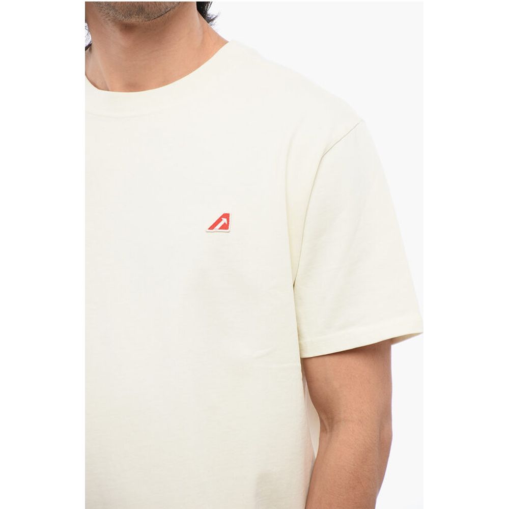 Cotton Crew-Neck T-shirt With Embroidery