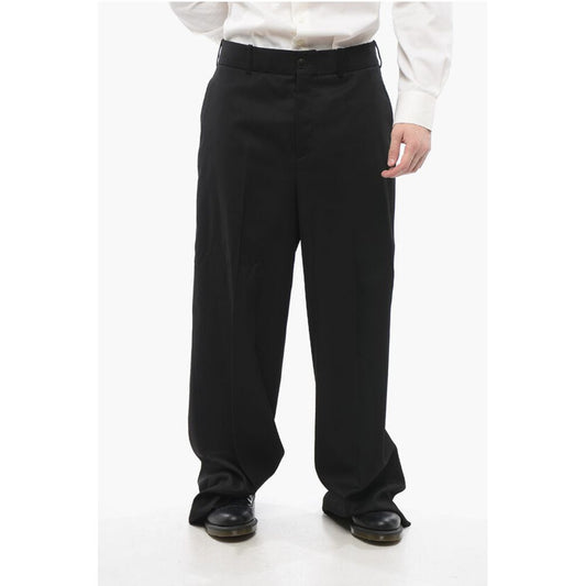 Hidden Buttoning Loose Fit Pants
