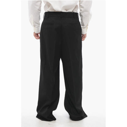 Hidden Buttoning Loose Fit Pants