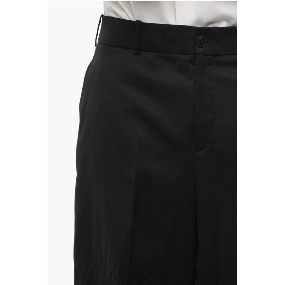 Hidden Buttoning Loose Fit Pants