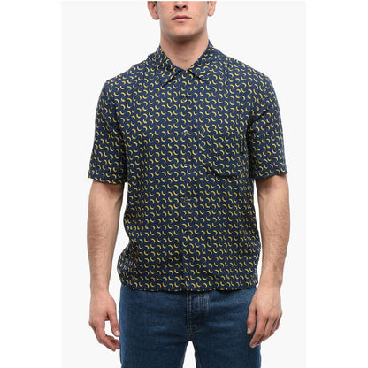 Breast-pocketed BANANA Bowling Shirt