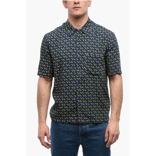 Breast-pocketed BANANA Bowling Shirt