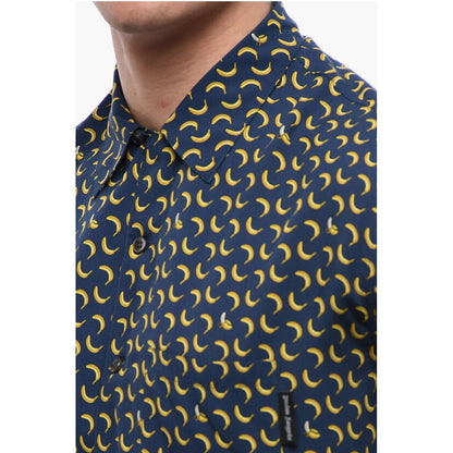 Breast-pocketed BANANA Bowling Shirt
