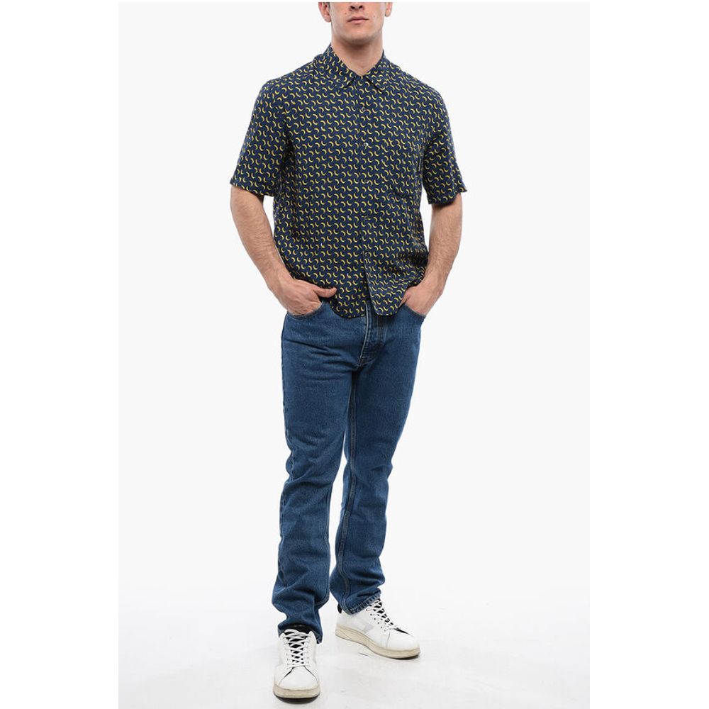 Breast-pocketed BANANA Bowling Shirt